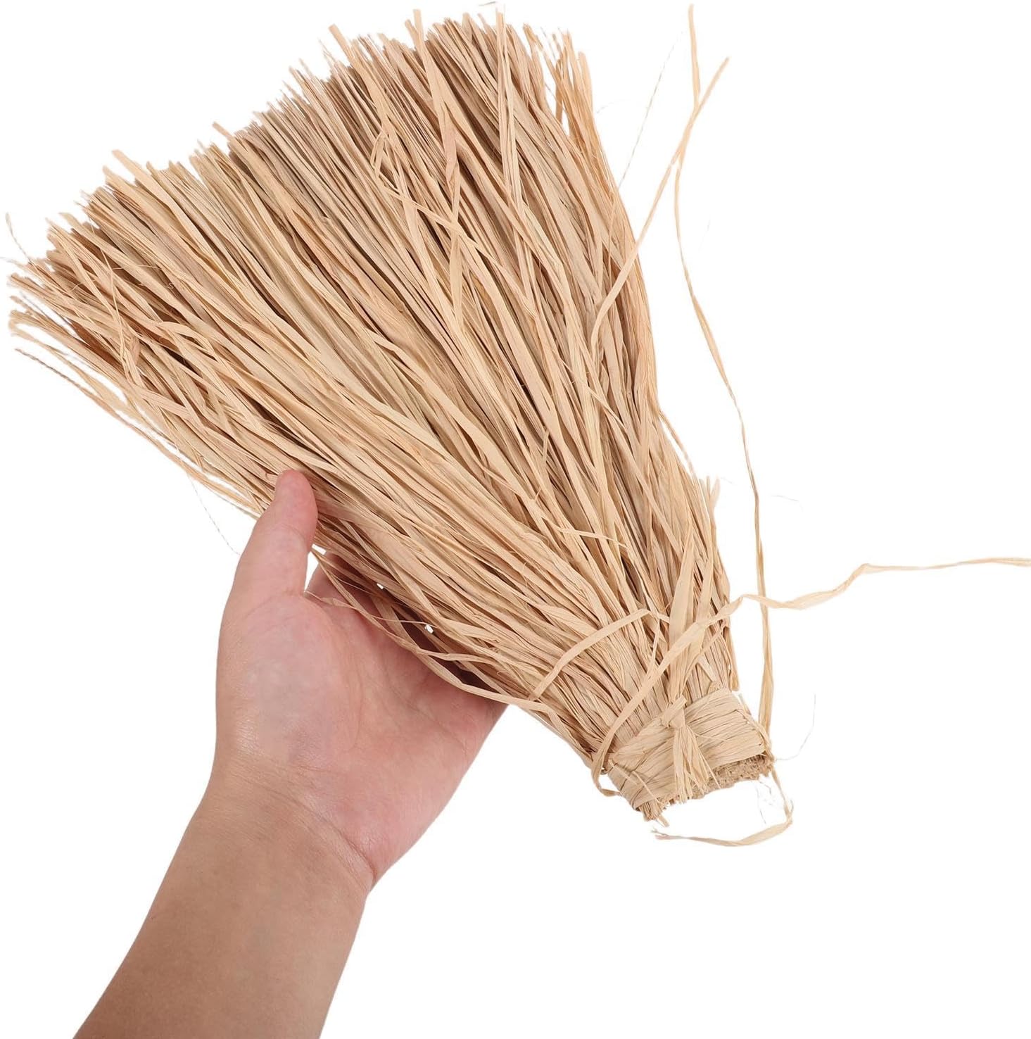 Toddmomy 1 Set Raffia Paper Ribbon - Natural Raffia Twine Packing Ribbon