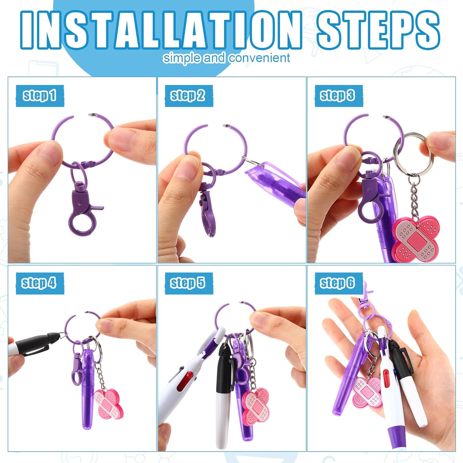 48 Pcs Nurse Appreciation Gifts Bulk 2026 Nurse Week Gift Badge Reel Pens Canvas Bags Notebooks Keychains Thank You Present for Women Nursing Students