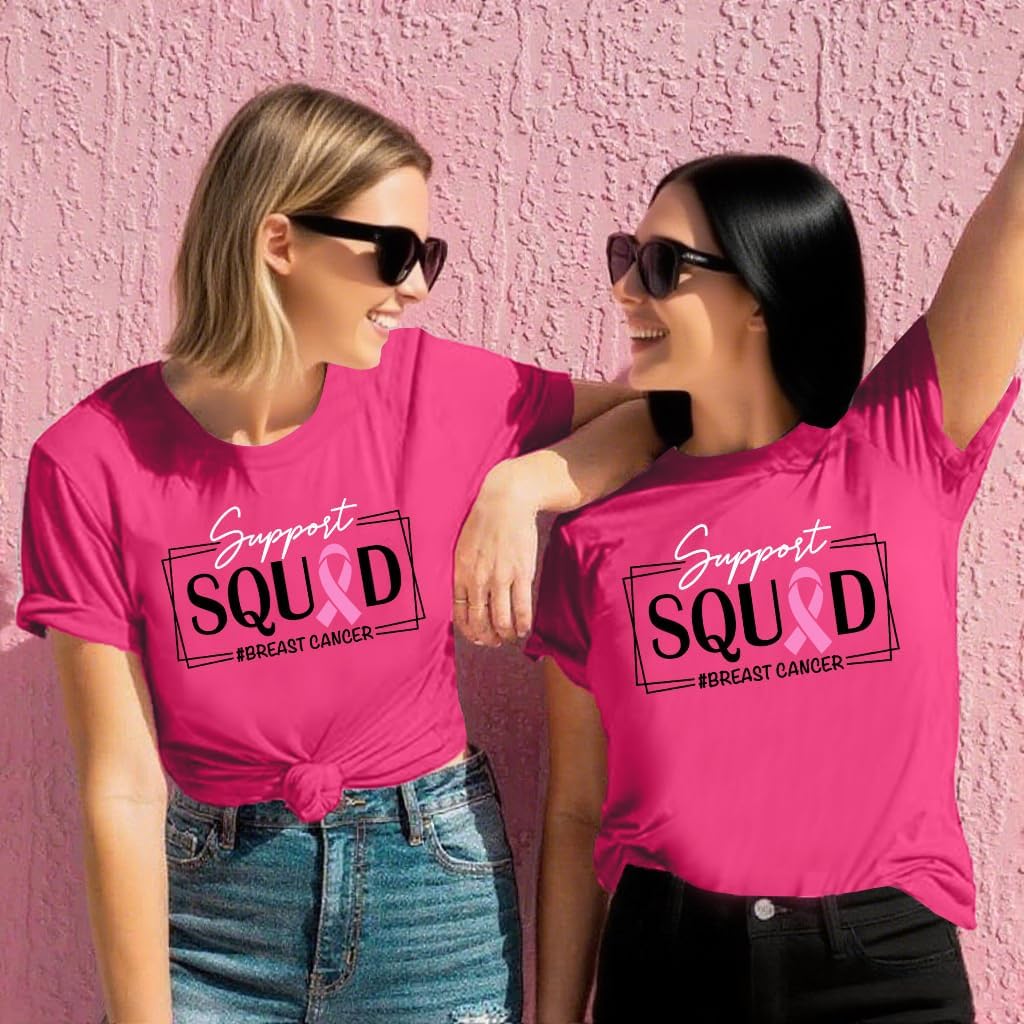 Breast Cancer Shirts for Women Pink Ribbon Breast Cancer Awareness T-Shirt Cancer Care Gifts Cancer Survivor Tee Tops - Image 5