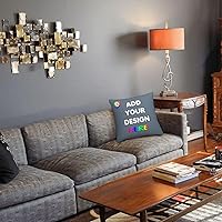 Vista 31 de Funda de almohada personalizada con nombre de texto fotográfico, funda de almohada impresa de dos lados para cumpleaños, Navidad, aniversario