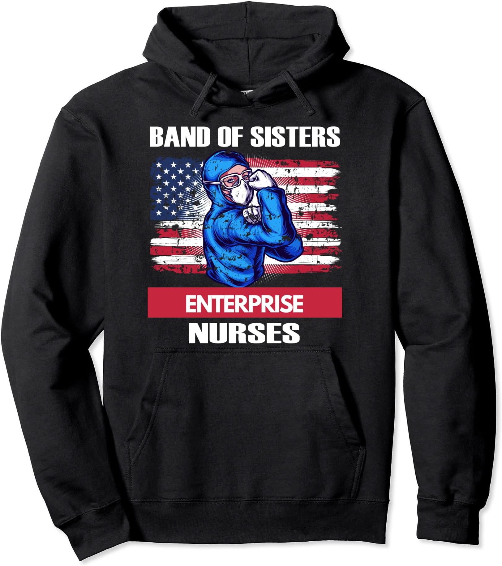 Band of Sisters Enterprise Nevada Nurses Gift for RN Pullover Hoodie
