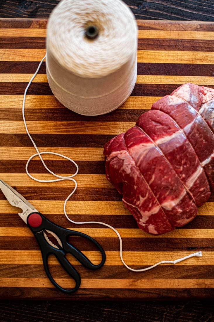 SGT KNOTS Cotton Butcher Twine with Polyester Kitchen String for Cooking, Food Packaging, and Crafting Projects - (8ply - 2lb, 5040ft)