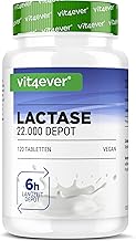 Lattasi 22.000 Depot-120 compresse con effetto depot (Sepismart®a lento rilascio)-Dosaggio elevato con 22.000 unità FCC-Per l'intolleranza al lattosio+intolleranza al latte-Senza additivi indesiderati