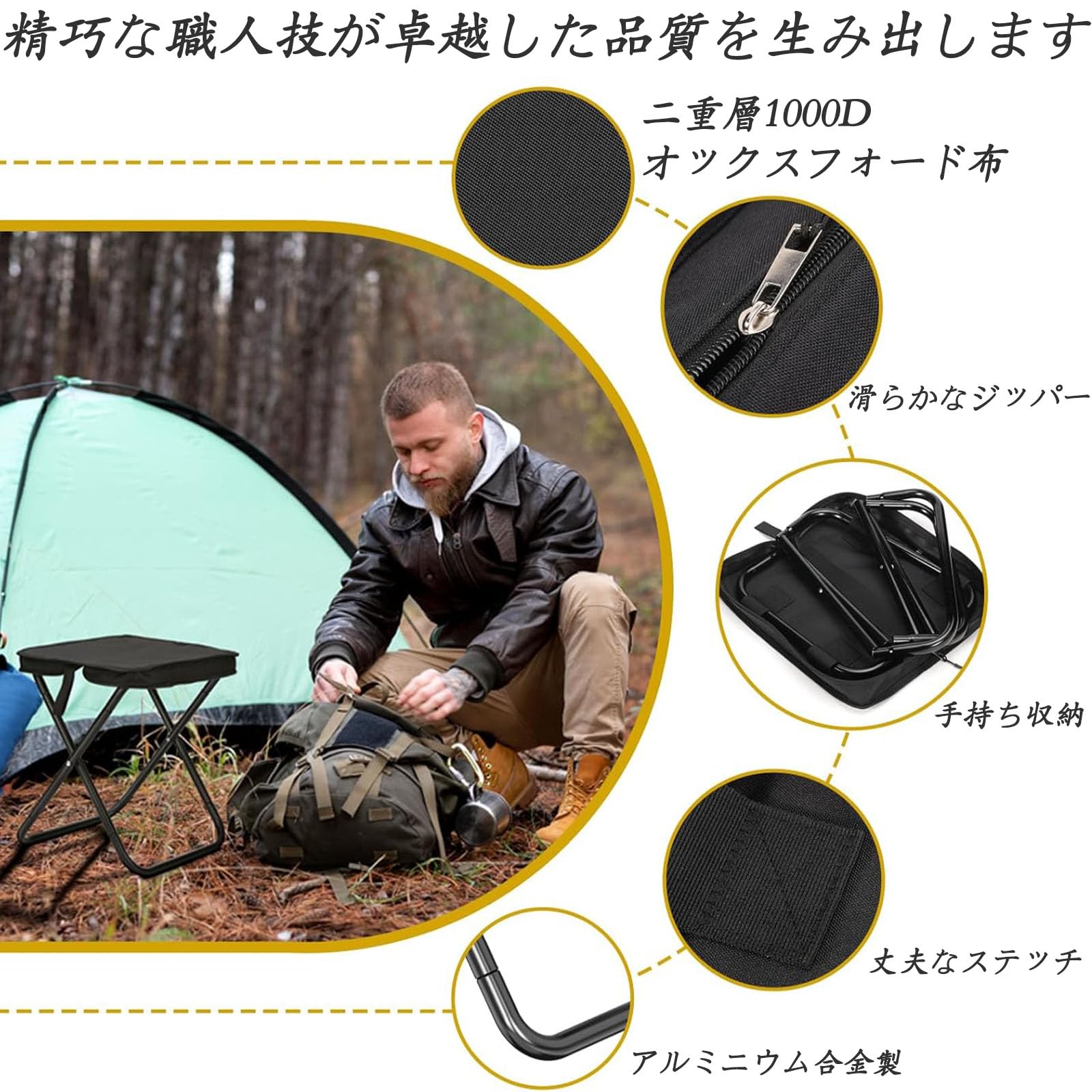Amazon.co.jp: AUTAKI 【2025Newモデル】折りたたみ椅子持ち運び