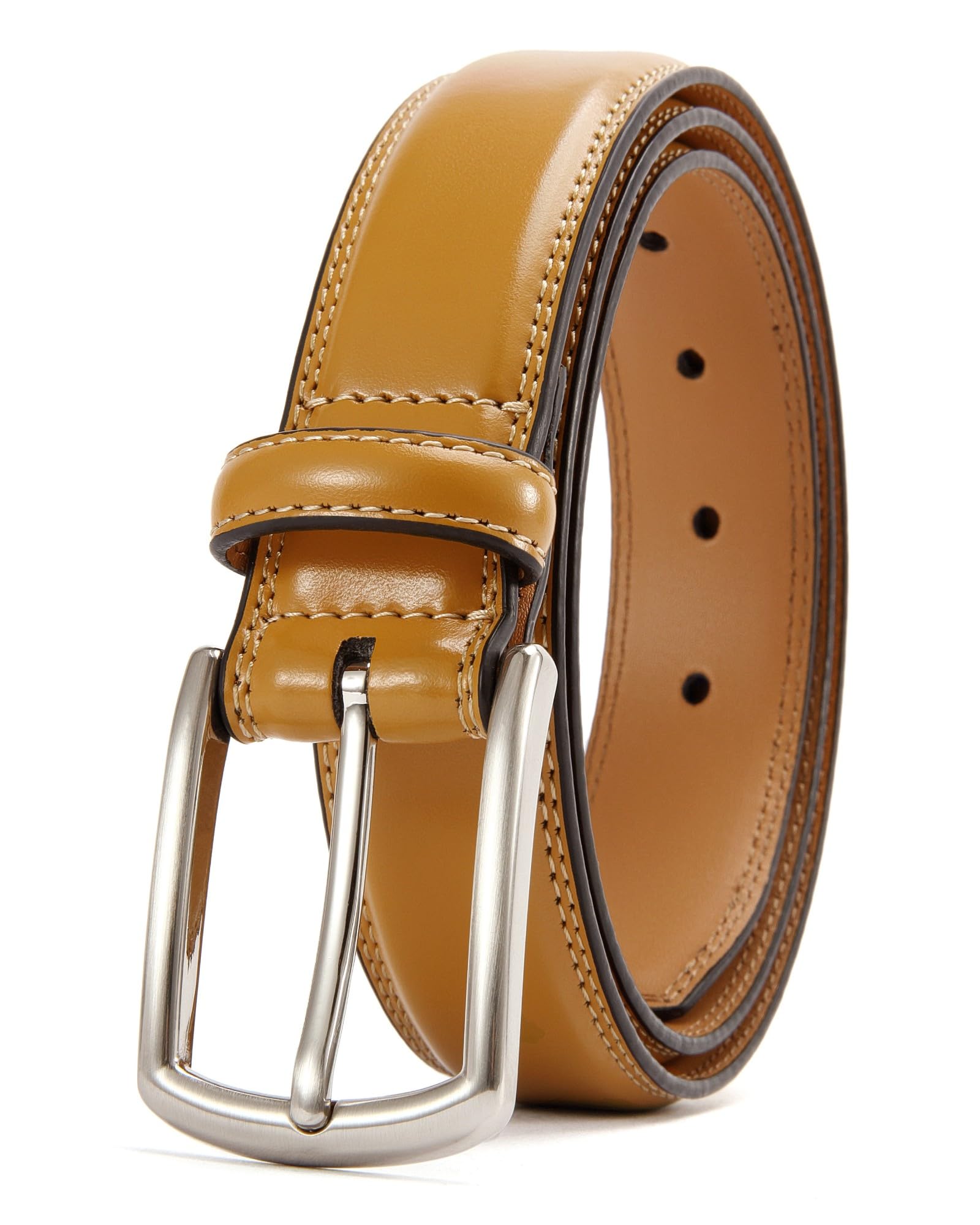 CHAOREN Mens Belts Leather for Gift Men - 1.25" Mens Dress Belts Casual for Jeans Shoes