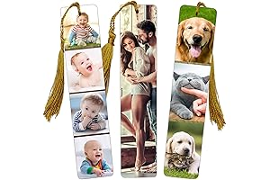 Personalized Picture and Text Bookmarks: Unique Gifts for Bookworms