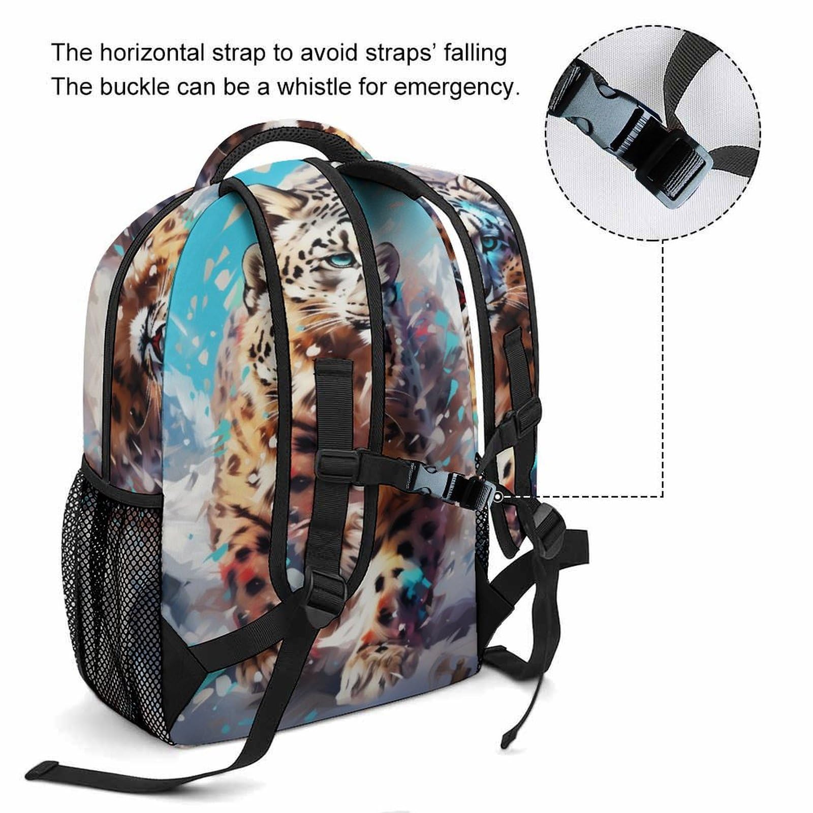 elefante d'arte Zaino Scuola Media Animale Zainetto Da Viaggio Design Ergonomico Borse Da Scuola Per Scuola Materna Zaino