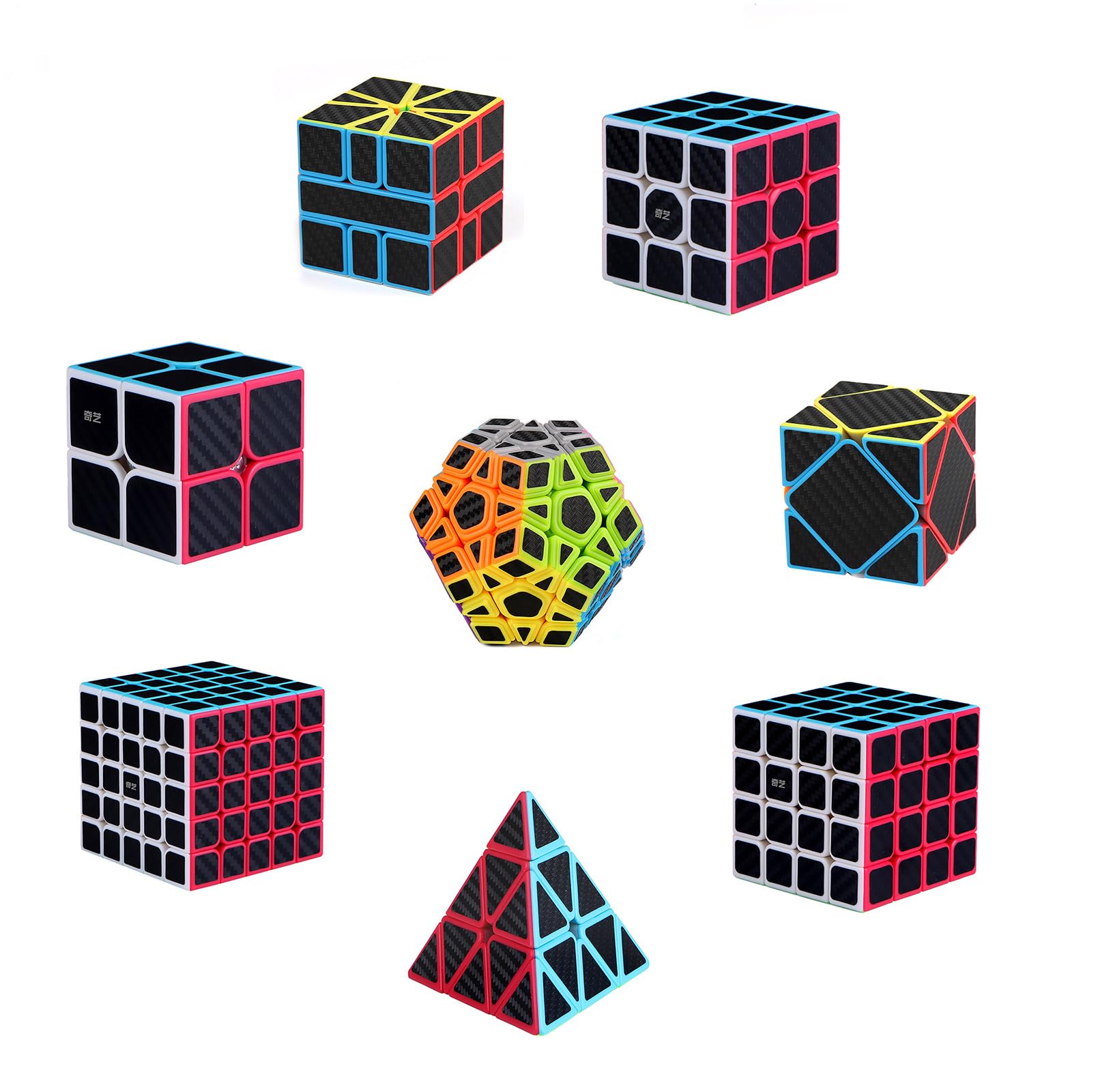 Amazon.com: Ahyuan Magic Cube Set - 8 in 1 Bundle with 2x2, 3x3