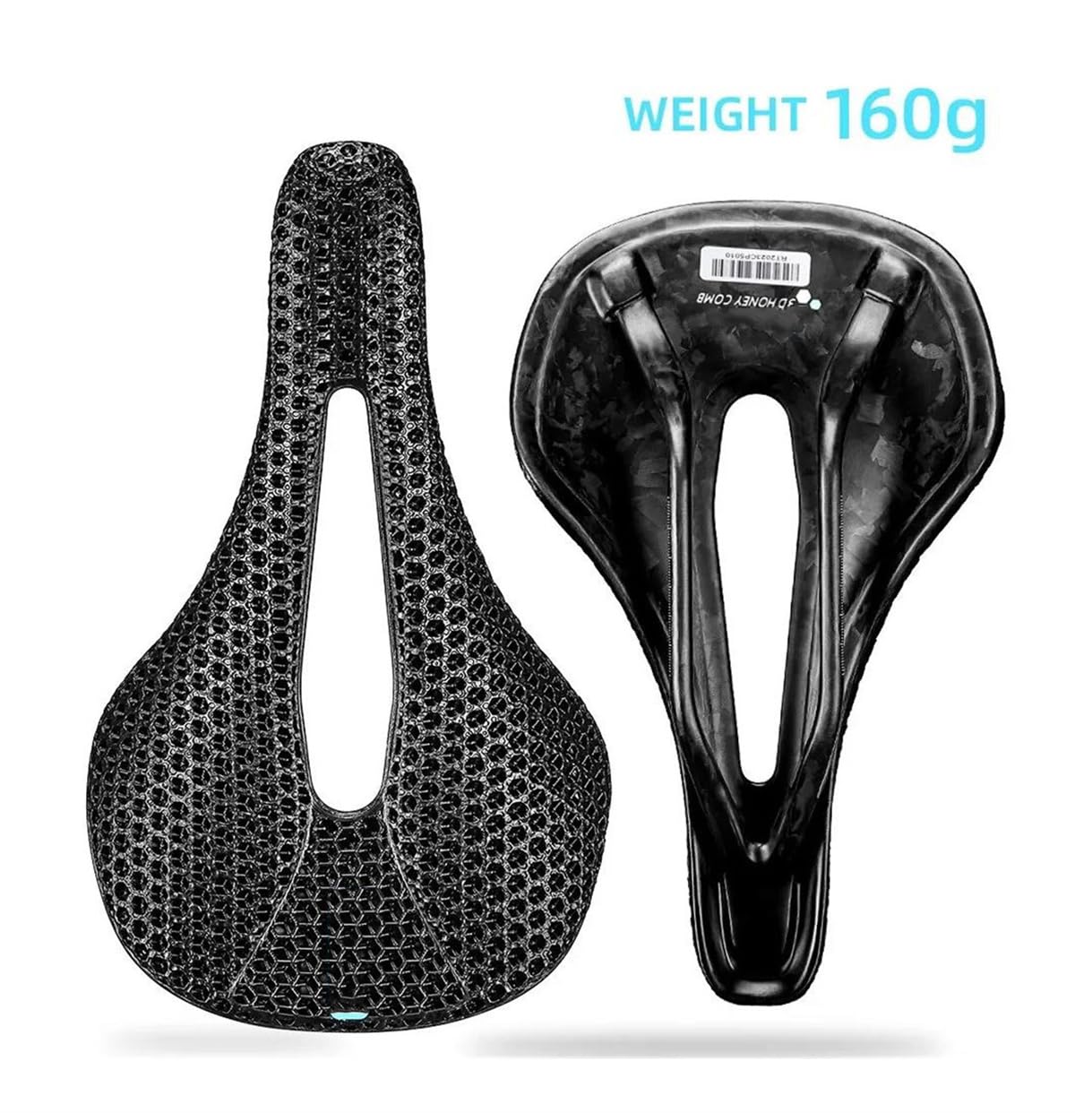 Sella per bici stampata in 3D in fibra di carbonio ODI 143mm Cuscino per bicicletta da montagna ultraleggero e traspirante Sedile morbido per bici da strada/MTB  18