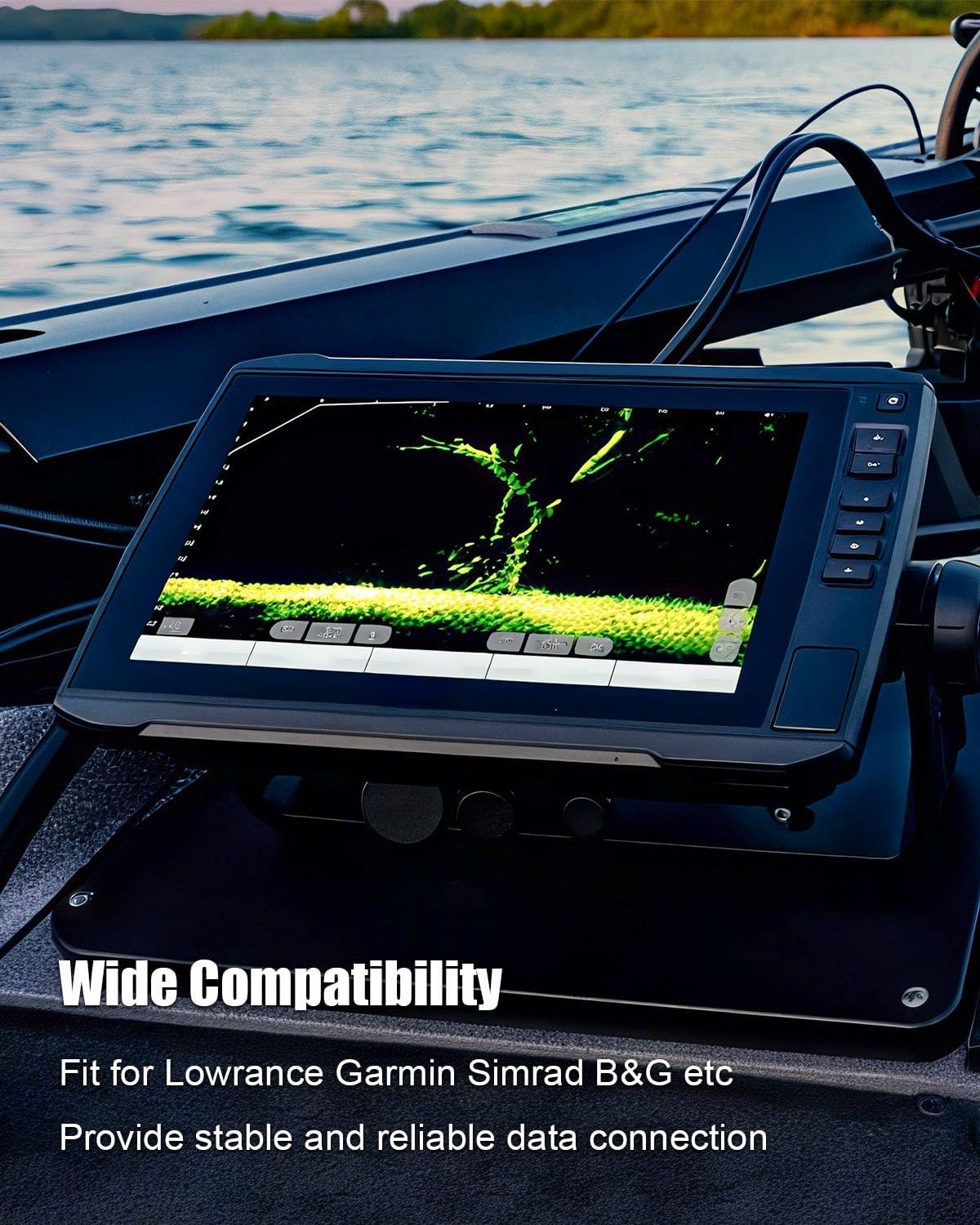 NMEA 2000 (N2K) 25Ft Backbone, Drop or Extension Cable Compatible with Lowrance Simrad B&G Navico Garmin Network System, Marine Grade