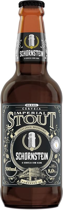 Cerveja Artesanal Schornstein Imperial Stout Garrafa 500Ml