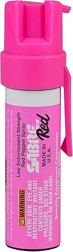 SABRE RED Compact Pepper Spray Maximum Police Strength OC Spray with UV Dye Compact Belt Clip For Easy Carry and Fast Access 35 Bursts 10-Foot 3 m SABRE RED Compact Pepper Spray Maximum Police Strength OC Spray with UV Dye Compact Belt Clip For Easy Carry and Fast Access 35 Bursts 10-Foot 3 m