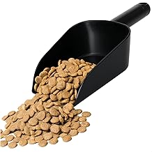 com-four® Pet Food Scoop (26.5cm) - Plastic Sack Scoop - Pet Measuring Cup - Filling Scoop for Food and Seeds