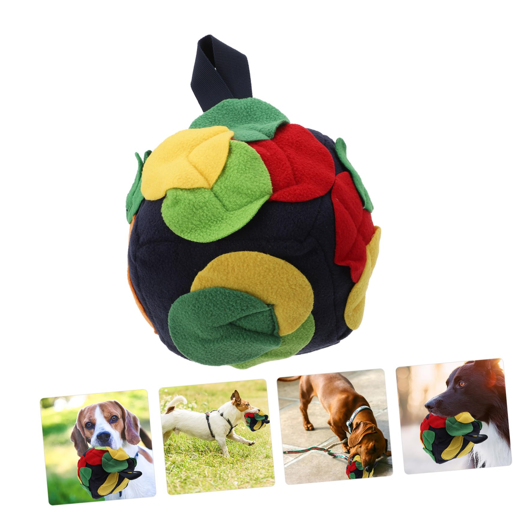 BESPORTBLE 3pièces Dog Snuffle Jouet Interactif De Recherche Alimentaire pour Chiens Stimulateur Olfactif pour Ennui Et Entraînement des Chiots