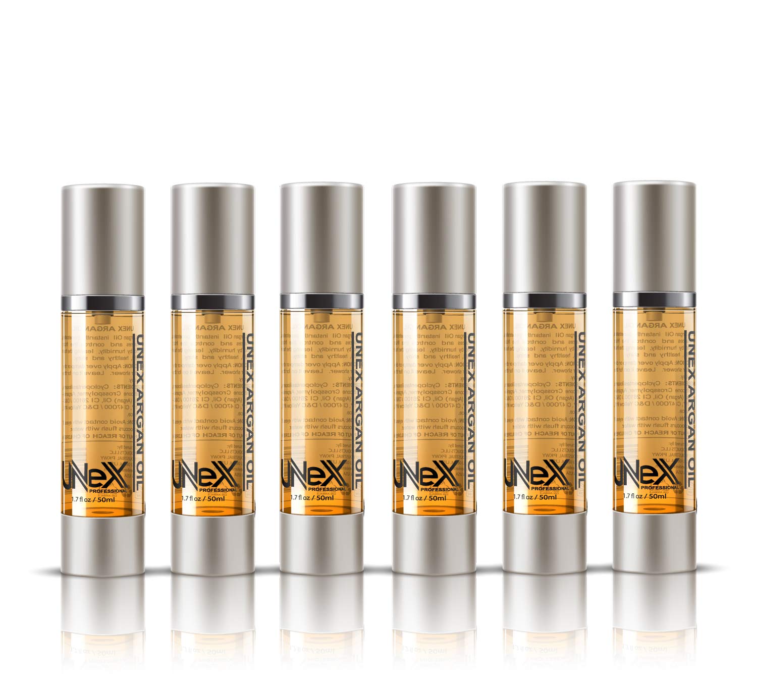 UNEX ARGAN OIL for hair 1.7 fl.oz - SET of 6 Bottles