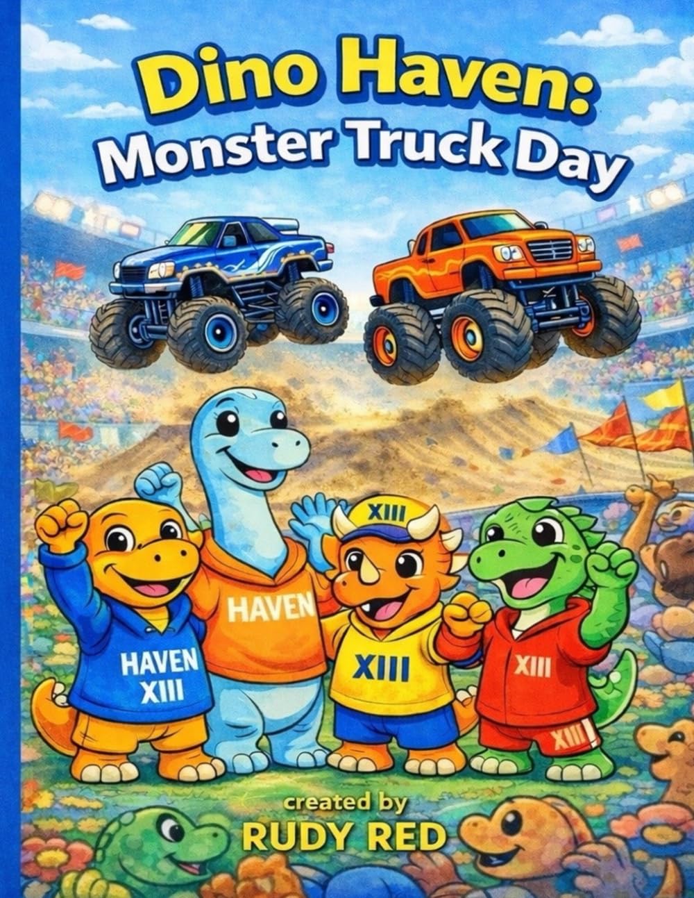 Dino Haven : Monster Truck Day: A Haven Dino Club Story About Confidence, Friendship, and Loud Sounds (The Haven School Dino Club)