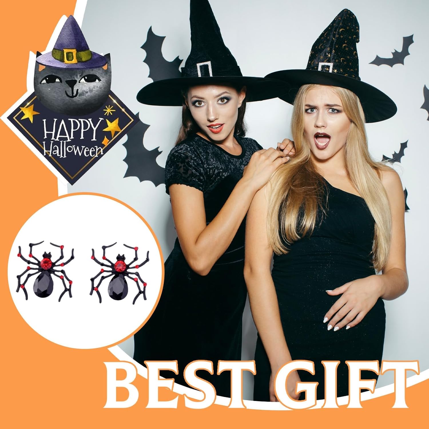 Cartilage Earrings for Women Hidden Helix Piercing Earrings Silver Spider Earring Flat Back Piercing Jewelry Trendy Stuff Gifts - Image 3