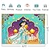 Princess Jasmine Backdrop for Birthday Party Supplies 5x3ft Aladdin Photo Backgrounds Aladdin Theme Baby Shower Banner for Birthday Cake Table Decoration