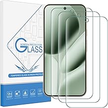 AOKUMA Verre Trempé Google Pixel 10 Pro XL, [Lot de 3] Verre Trempé Google 10 Pro XL [0.26mm] [Extrêmement résistant aux rayures] [Haute définition][Facile à installer] protections d'écran