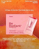 Vista 8 de BeMe Colágeno Líquido para Mujeres - 2500mg de Colágeno Verisol Líquido con Biotina, CoQ10 y Vitamina C - Péptidos de Colágeno Clínicamente Probados