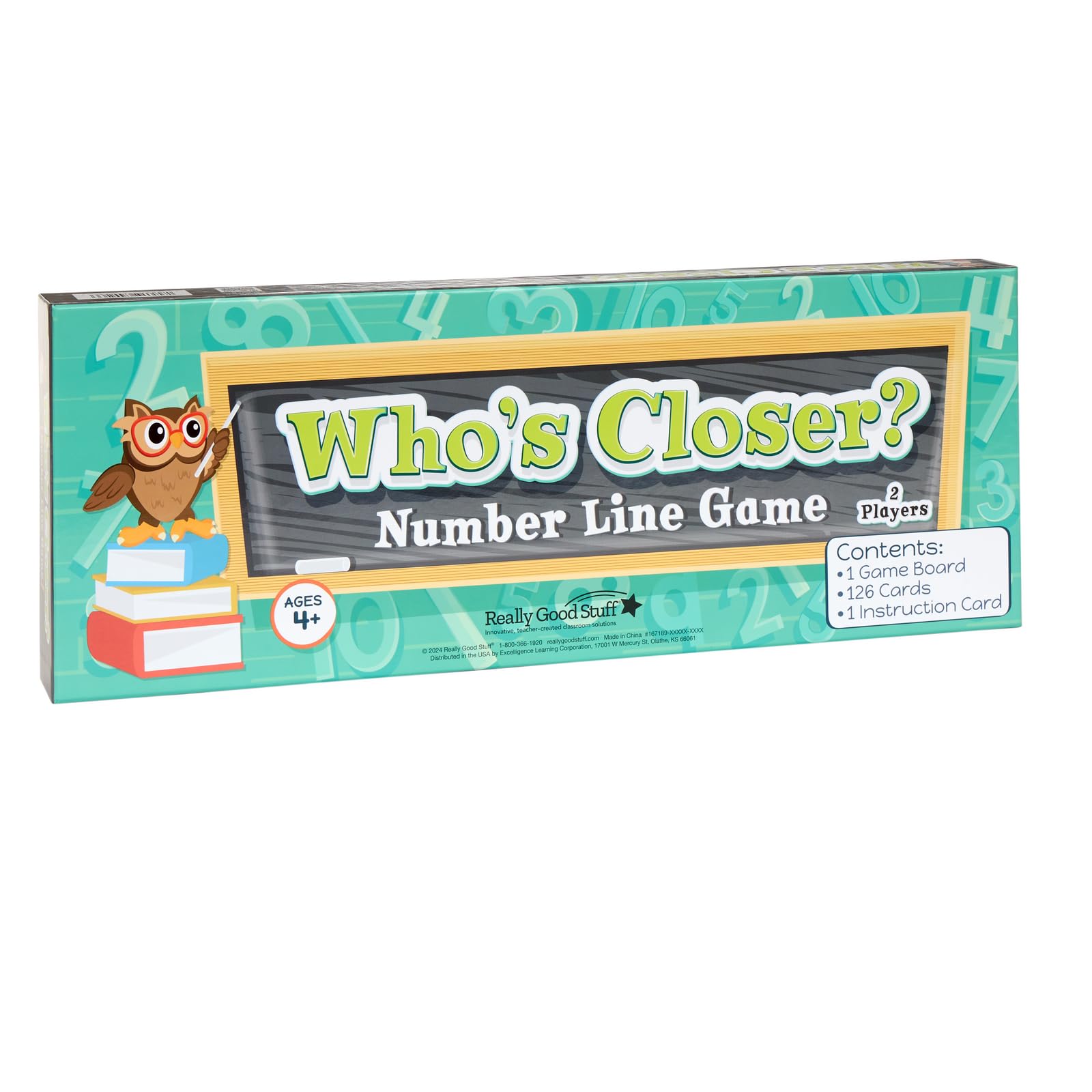 Really Good Stuff Who's Closer Number Line Game