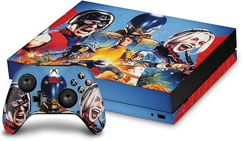 Head Case Designs Officially Licensed The Suicide Squad 2021 Group Character Poster Vinyl Sticker Gaming Skin Decal Cover Compatible with Xbox One X