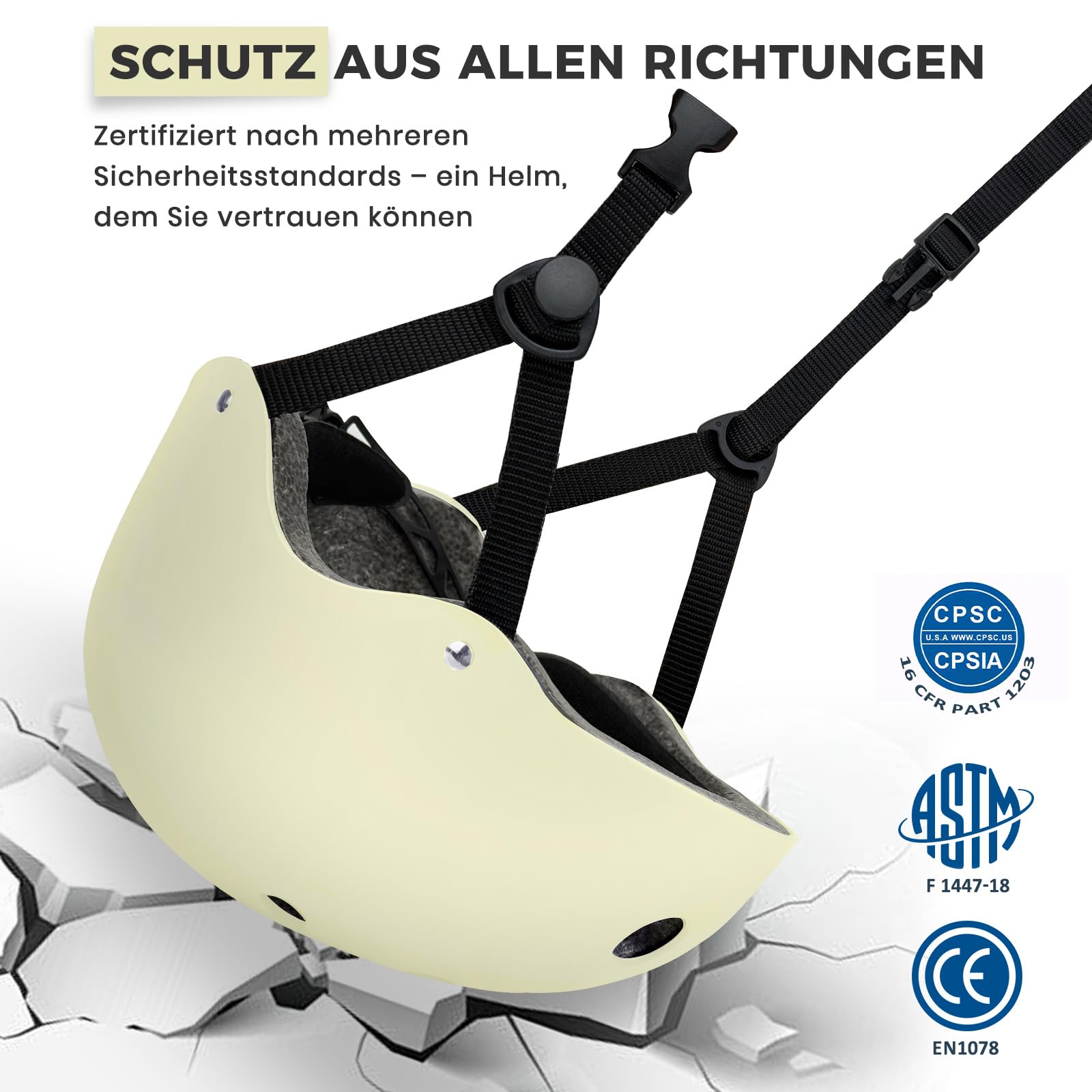 LeapBeast Skaterhelm Fahrradhelm, Belüftung | Sicherheit | leicht | Skateboarding Helm für Fahrrad Skateboard Scooter BMX Kind Erwachsene