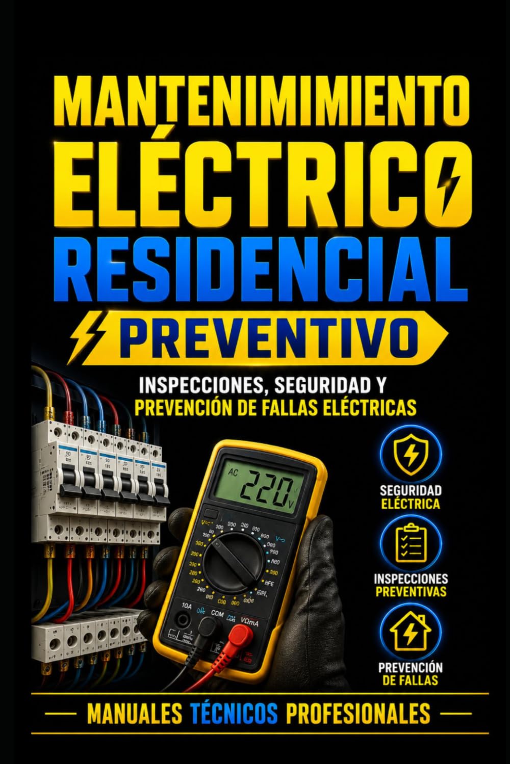 Mantenimiento Eléctrico Residencial Preventivo: Inspecciones, Seguridad y Prevención de Fallas Eléctricas: Manuales Técnicos Profesionales (Electricidad Residencial)