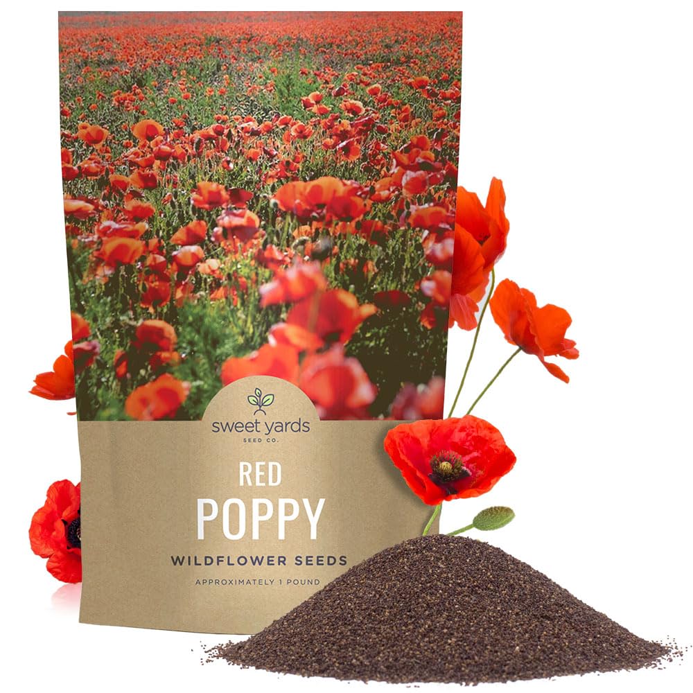 Red Poppy Seeds Bulk 1 Pound Bag