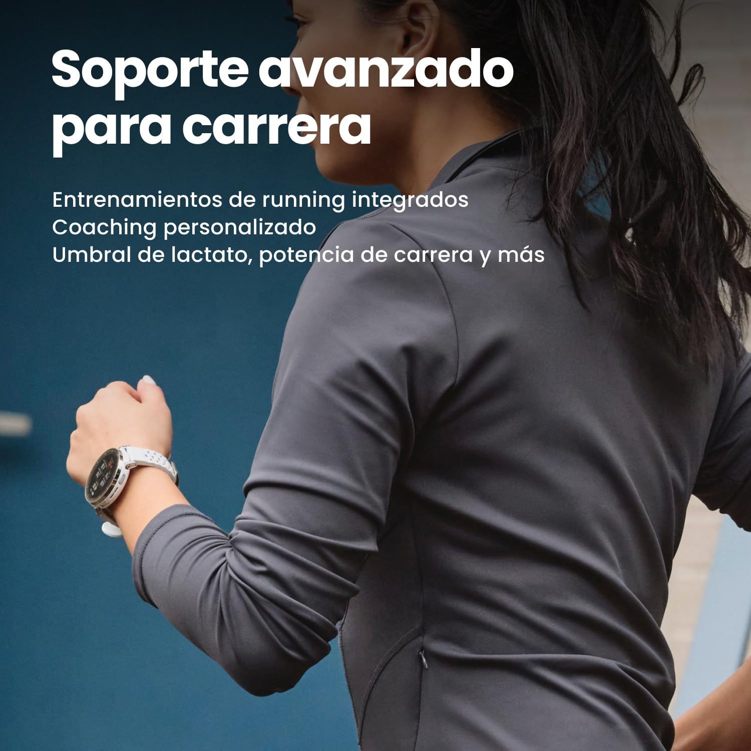 Amazfit Active 3 Premium Reloj Inteligente GPS Running, Pantalla AMOLED 1,32" Zafiro, Batería de 12 Días, 4GB, NFC, Mapas Offline, 170+ Modos de Entrenamiento, 5 ATM, Smartwatch para Android iPhone — view 3