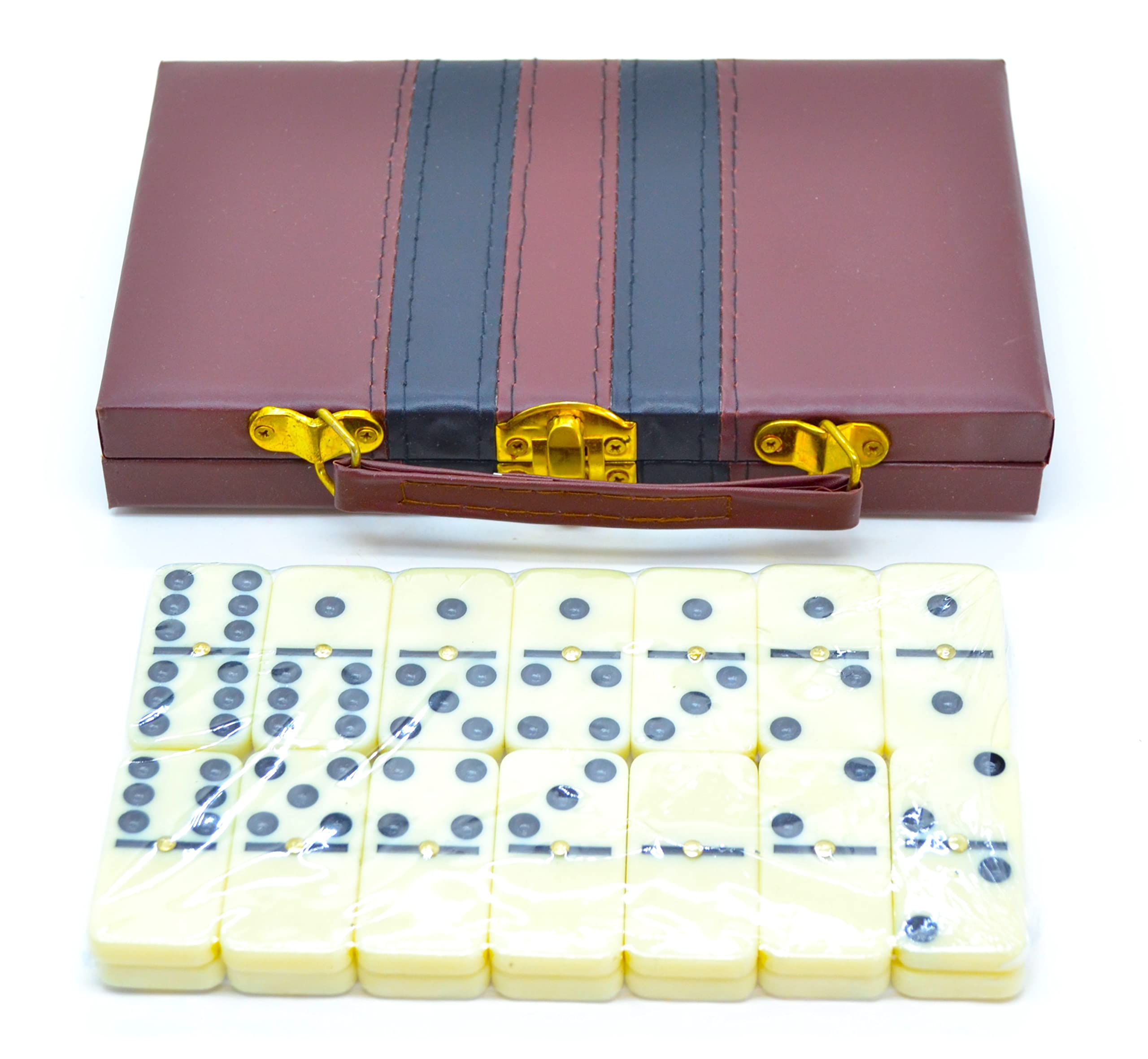 domino poker 28 Pezzi Doppio 6 Punti. domino per Adulti 19x12x3cm