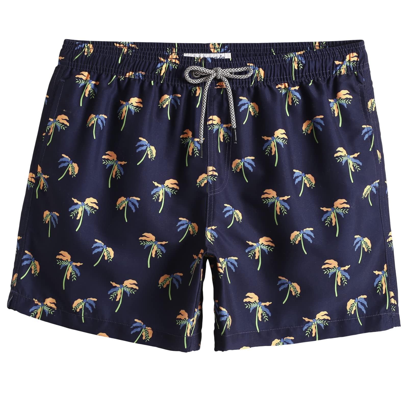 maamgic Mens Swim Trunks 5 Inch with Mesh Liner Breathable for Beach