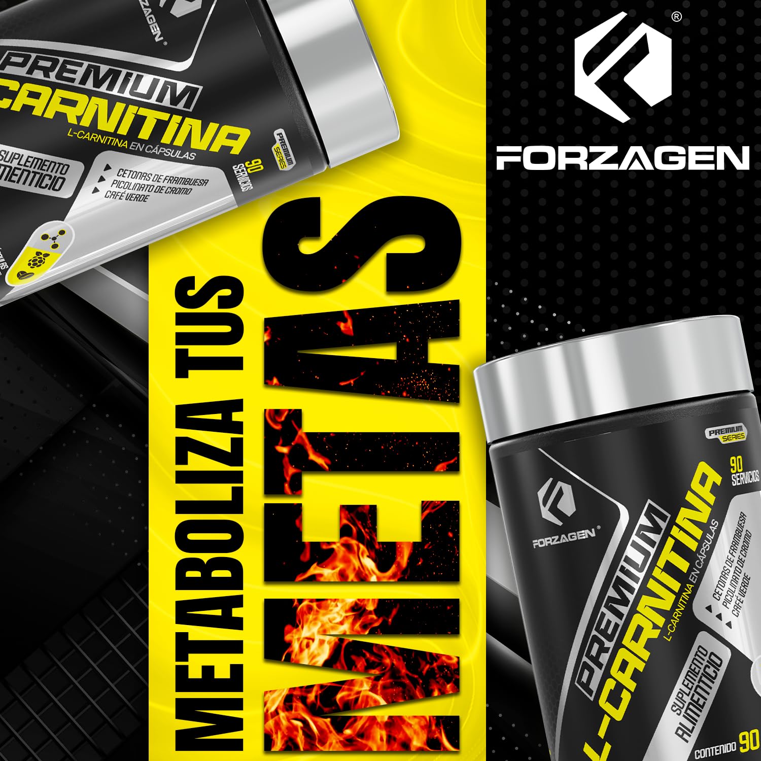 premium l carnitina forzagen Forzagen L-Carnitina Premium, 90 Cápsulas, Suplemento Termogénico con  Cetonas de Frambuesa y Café Verde : Amazon.com.mx: Salud y Cuidado Personal