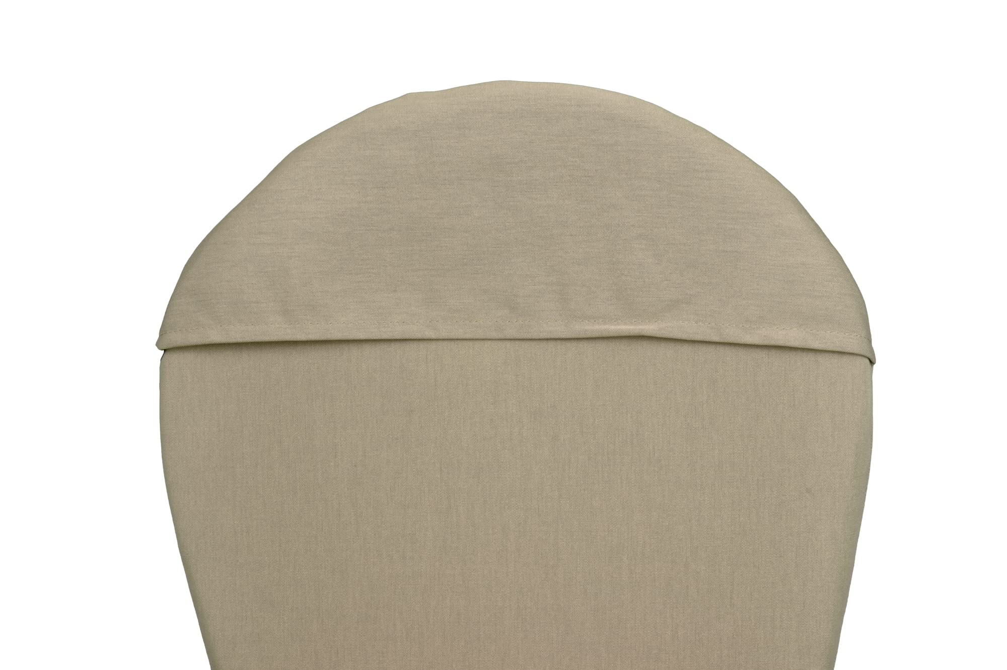 GHIOCUSCINI | Set di 2 Cuscini da Esterno per Sedia Ronda emu, Colore LINO in Tessuto Acrilico Dralon, Sfoderabile, 96 x 46 cm, Alto 4 cm, Made in Italy