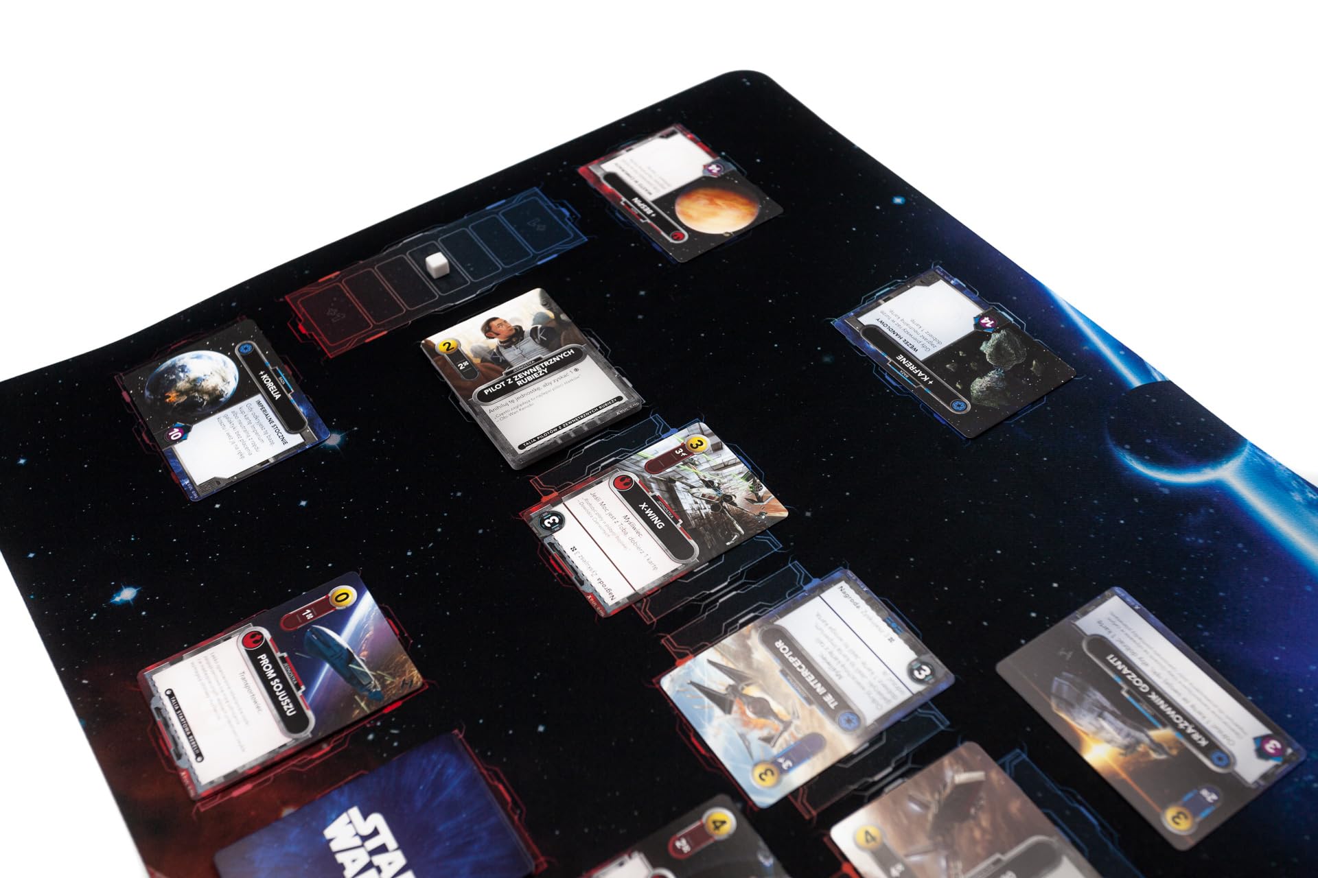 Tapis en Caoutchouc Compatible avec Star Wars : The Deckbuilding Game 37,5" x 17" / 95 cm x 44 cm