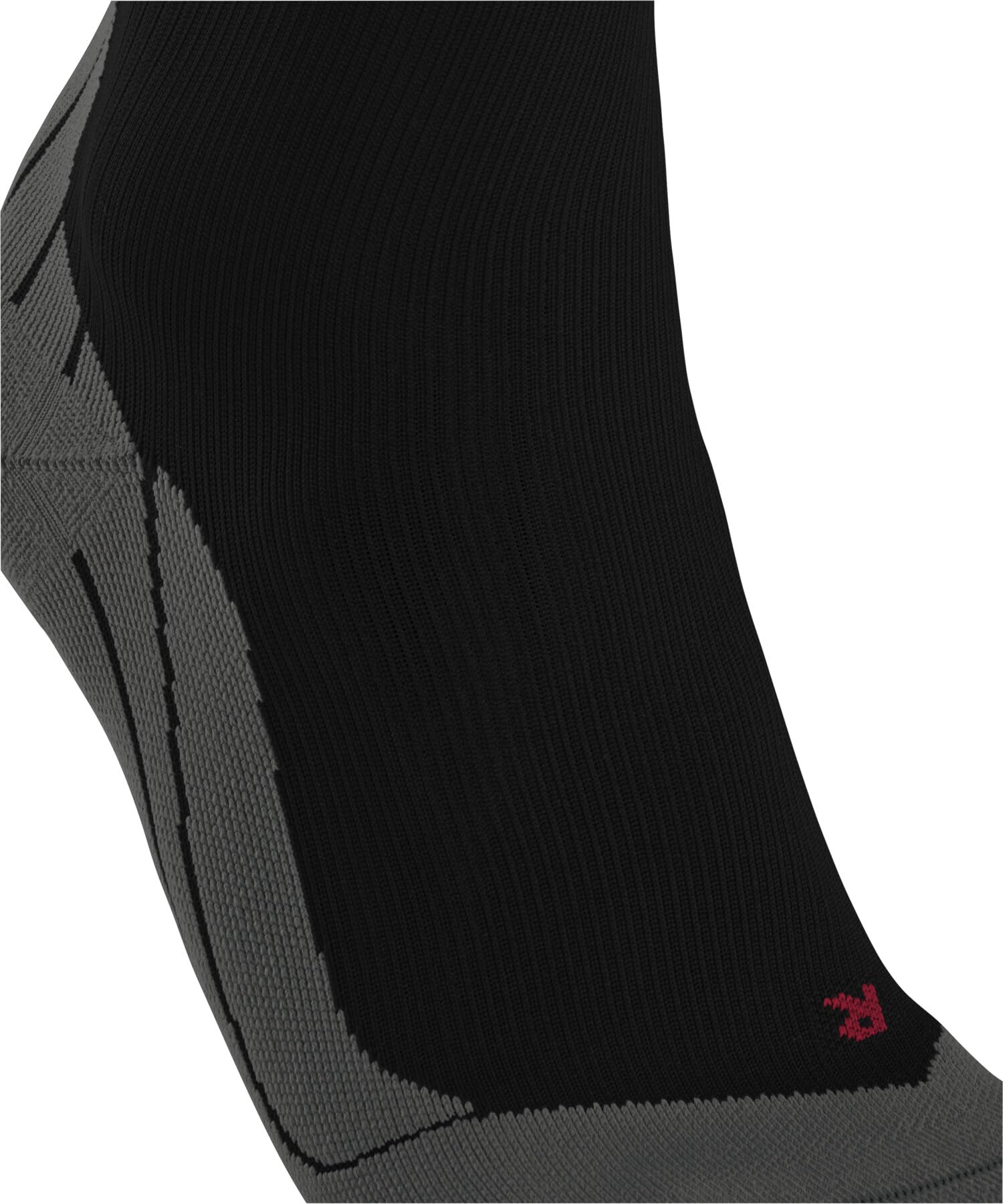 FALKE Damen Laufsocken Energizing Funktionsmaterial schwarz mit Kompression bessere Durchblutung Stabilisierend Verletzungsvorbeugend kühlend zum Sport 1 Paar | Kompressionsstrümpfe für schnellere Erholung und bessere Blutzirkulation