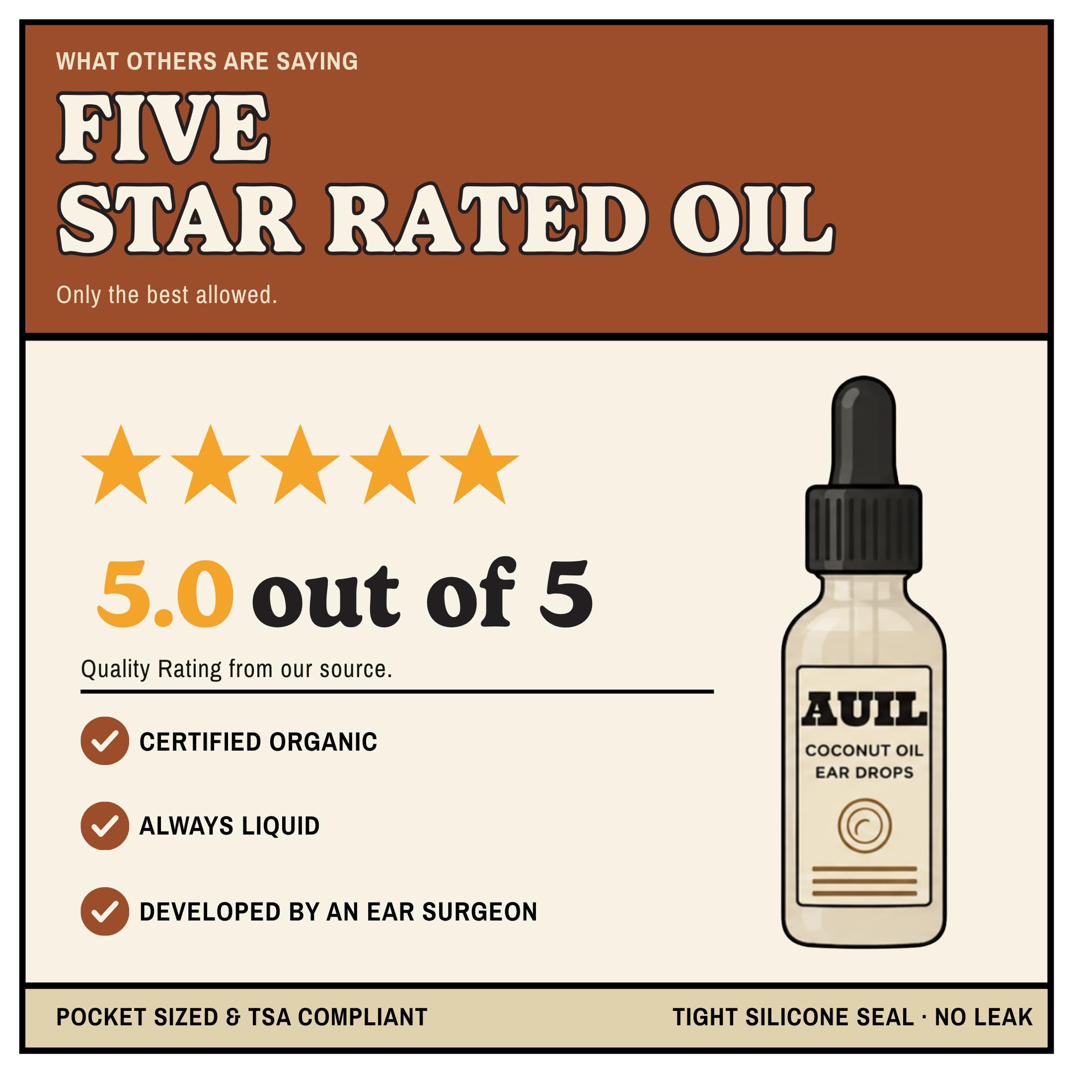 Coconut Auil Ear Drops - Organic Dry & Itchy Ear Relief for Adults & Kids — Amazon image 6