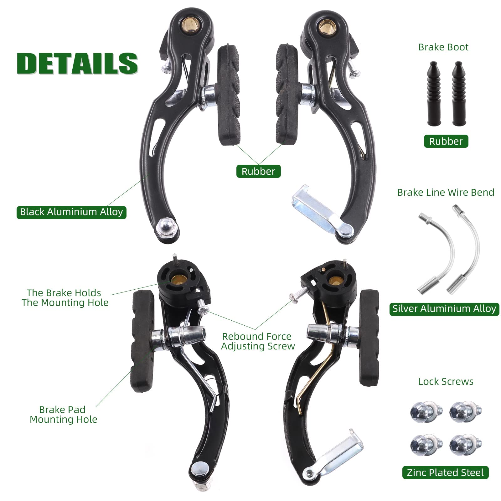 Bike Brake Levers Uk Tobefore Bicycle Brake Kit, Mountain Bike V