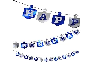 Add a Joyous Glow to Your Hanukkah with Our Happy Hanukkah Banner