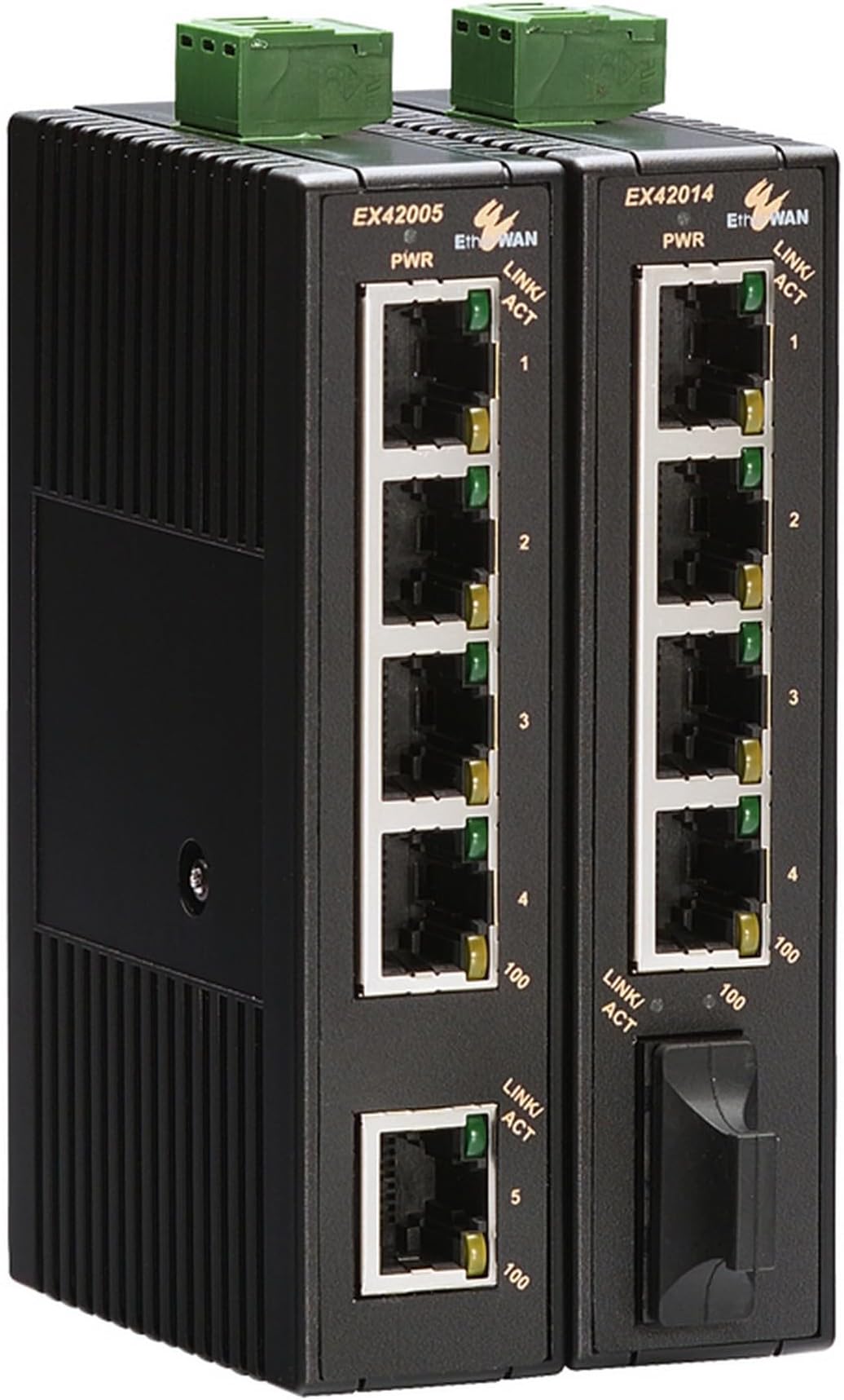 EX42005-00-1-A 5-Port 10/100Base-Tx Industrial Unmanaged Ethernet