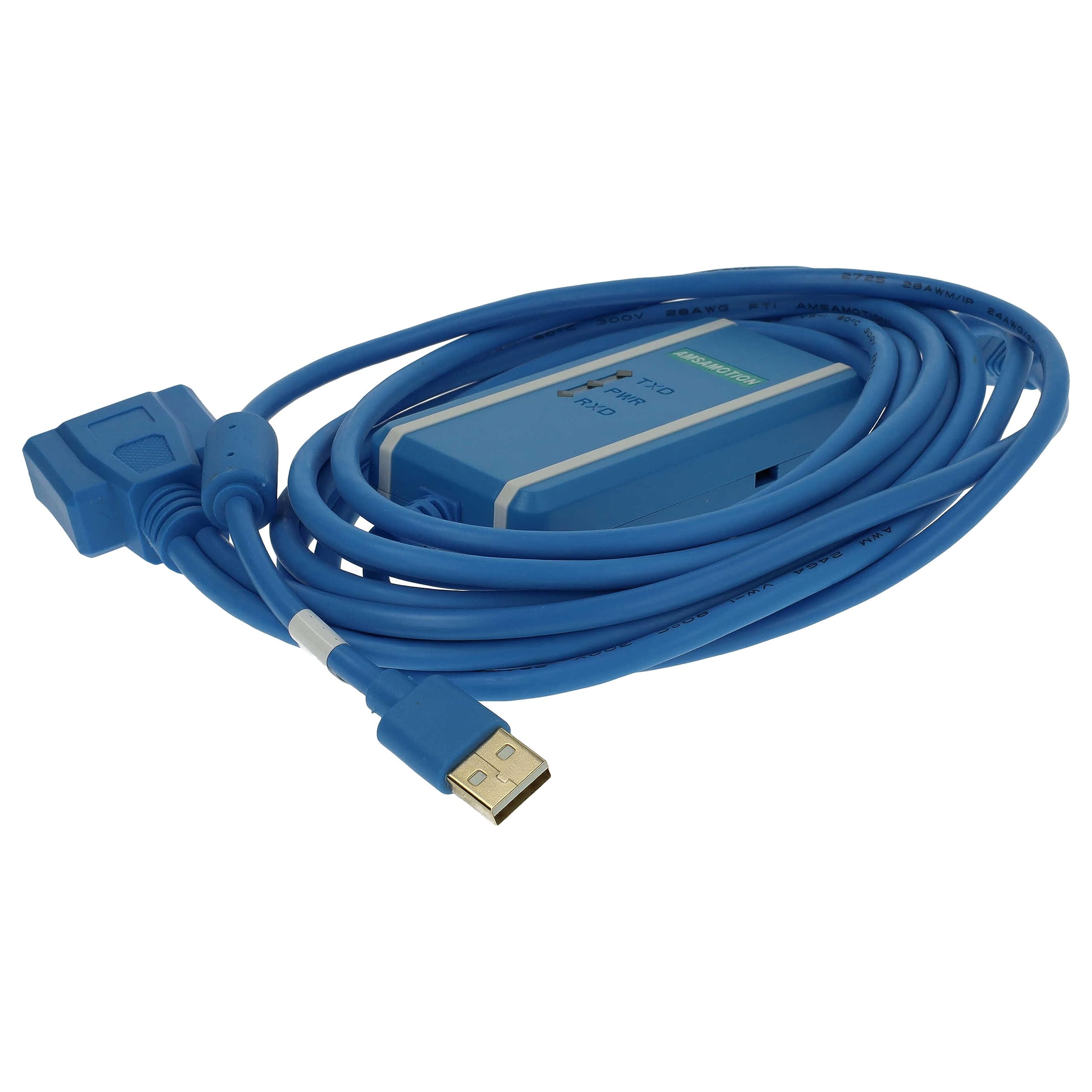 vhbw Cavo di programmazione USB sostituisce USB-1747-UIC per radio + CD driver, blu