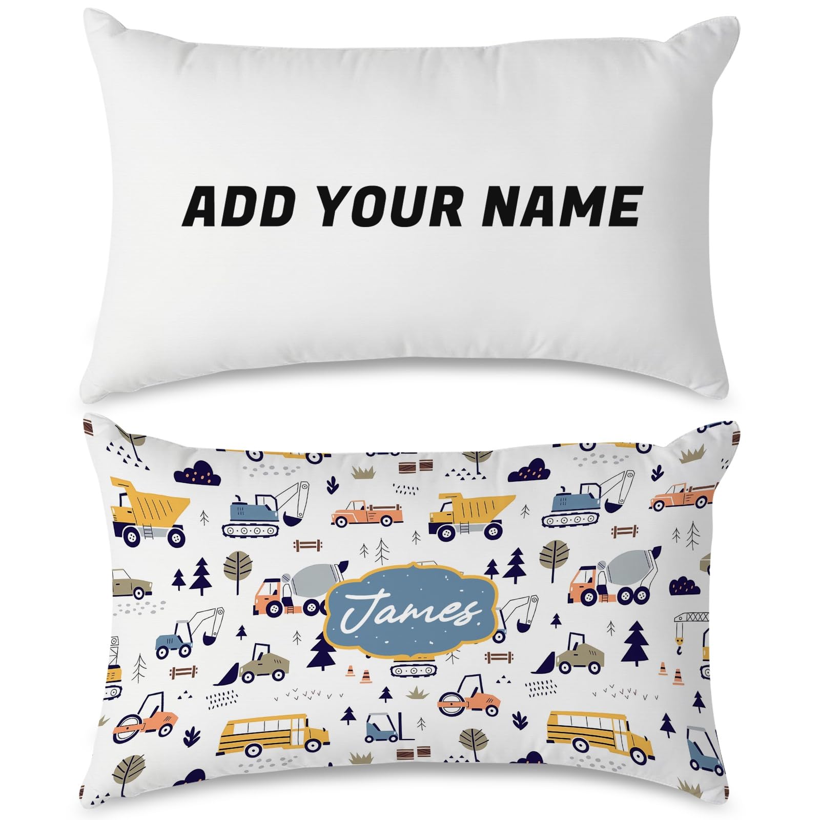 Funda de almohada personalizada de 30 x 50 cm, funda de cojín personalizada con nombre, funda de cojín personalizada para decoración del hogar, regalos para pareja de recuerdos de amor (nombre