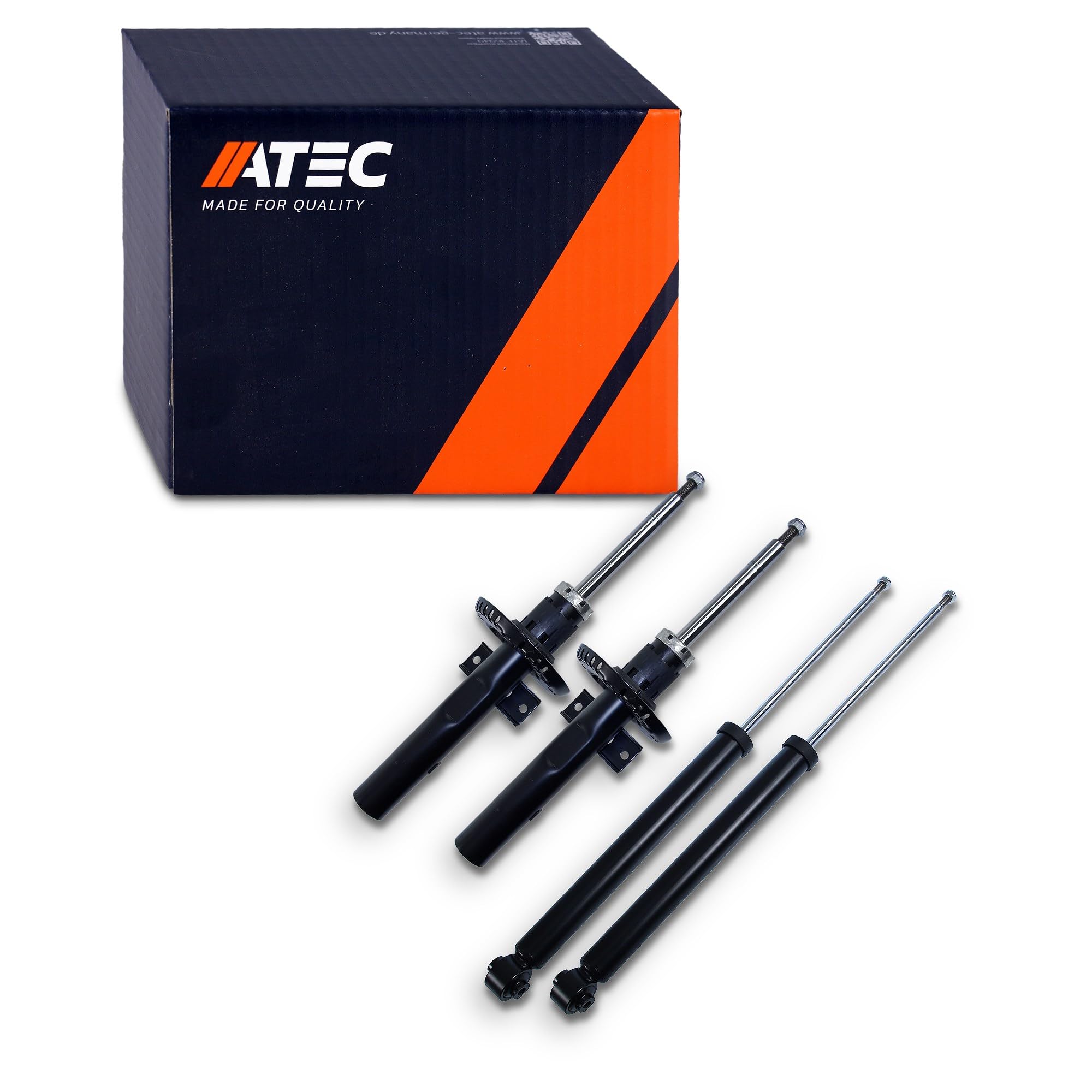 ATEC GERMANY 4x Amortiguador de gas a presión delantero y trasero puntal