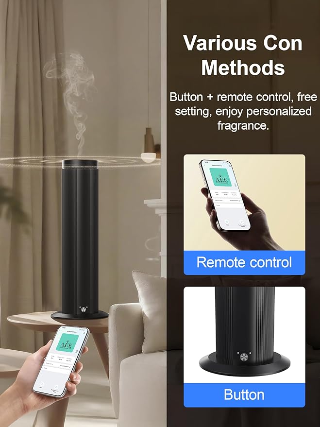 Difusor de Aromas Eléctrico Sin Agua 100ml Negro Polfeite miniatura 4