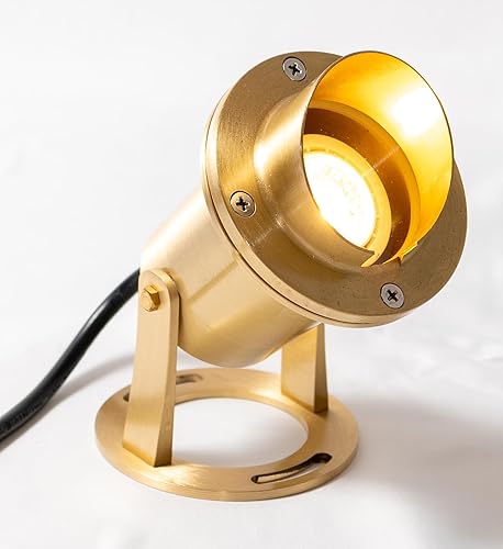 Miniatura 31 de Waterproof Brass Underwater Light Fixture for Patio, Pond, Fountain, Waterfall - 2 Pack