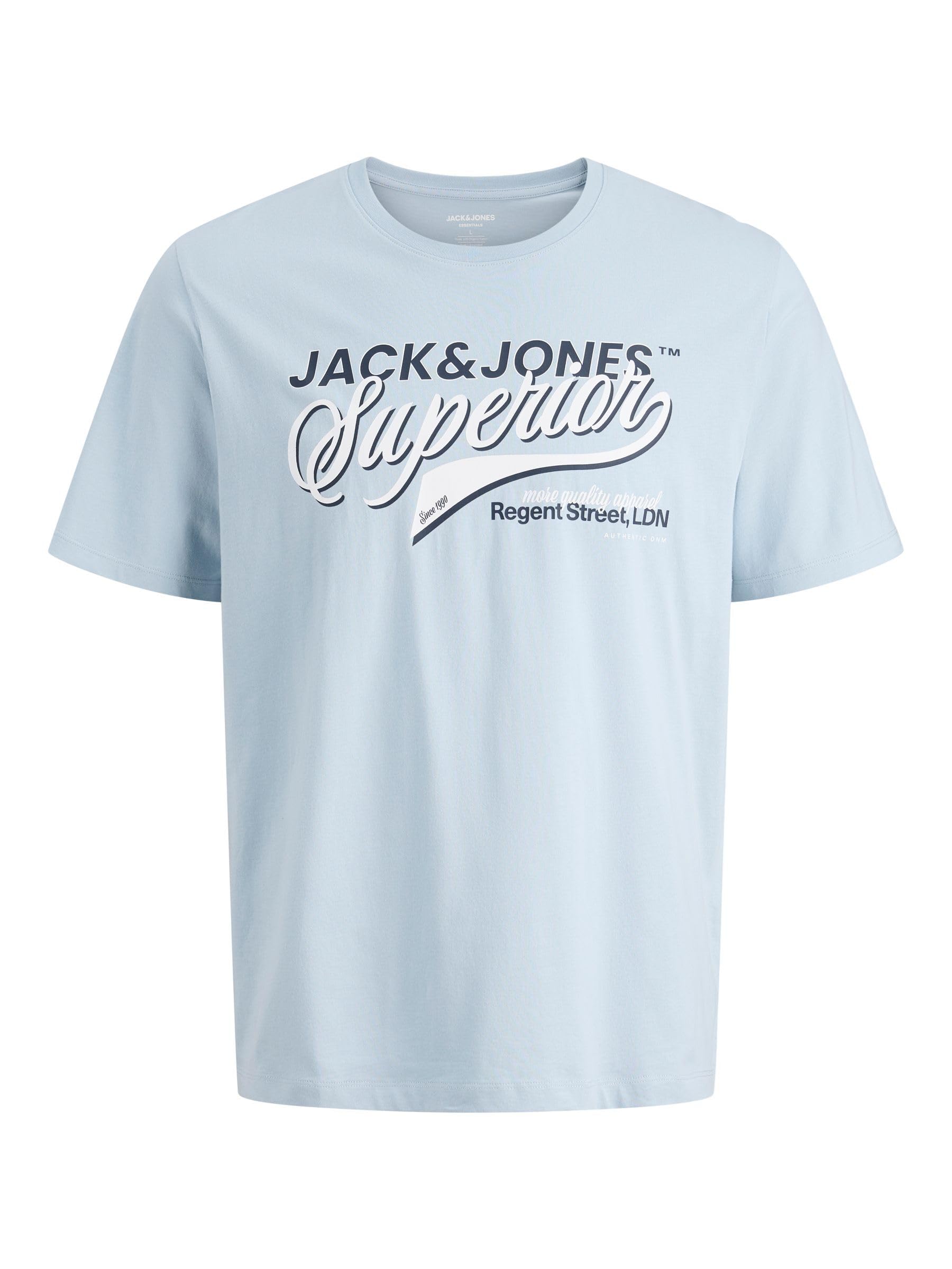 Jack & Jones Herren Jack & Jones Male T-Shirt T-Shirt Jjelogo Tee Ss O-Neck 2 Col Ss26 Sn (1er Pack)