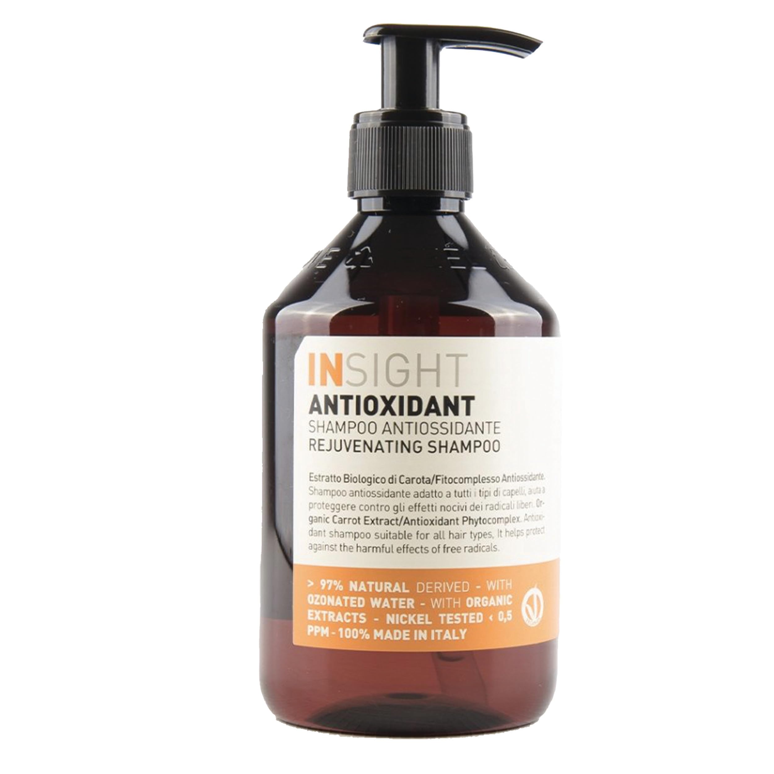 INSIGHT Clean Beauty Moisturizing, Antioxidant, Rejuvenating & Hydrating Shampoo, Vegan, 13.5 fl oz