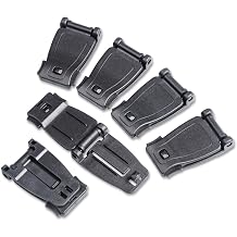 MOLLE Clip Tactical Strap Management Tool Web Dominator Buckle for Tactical Bag, Backpack Pack of 6