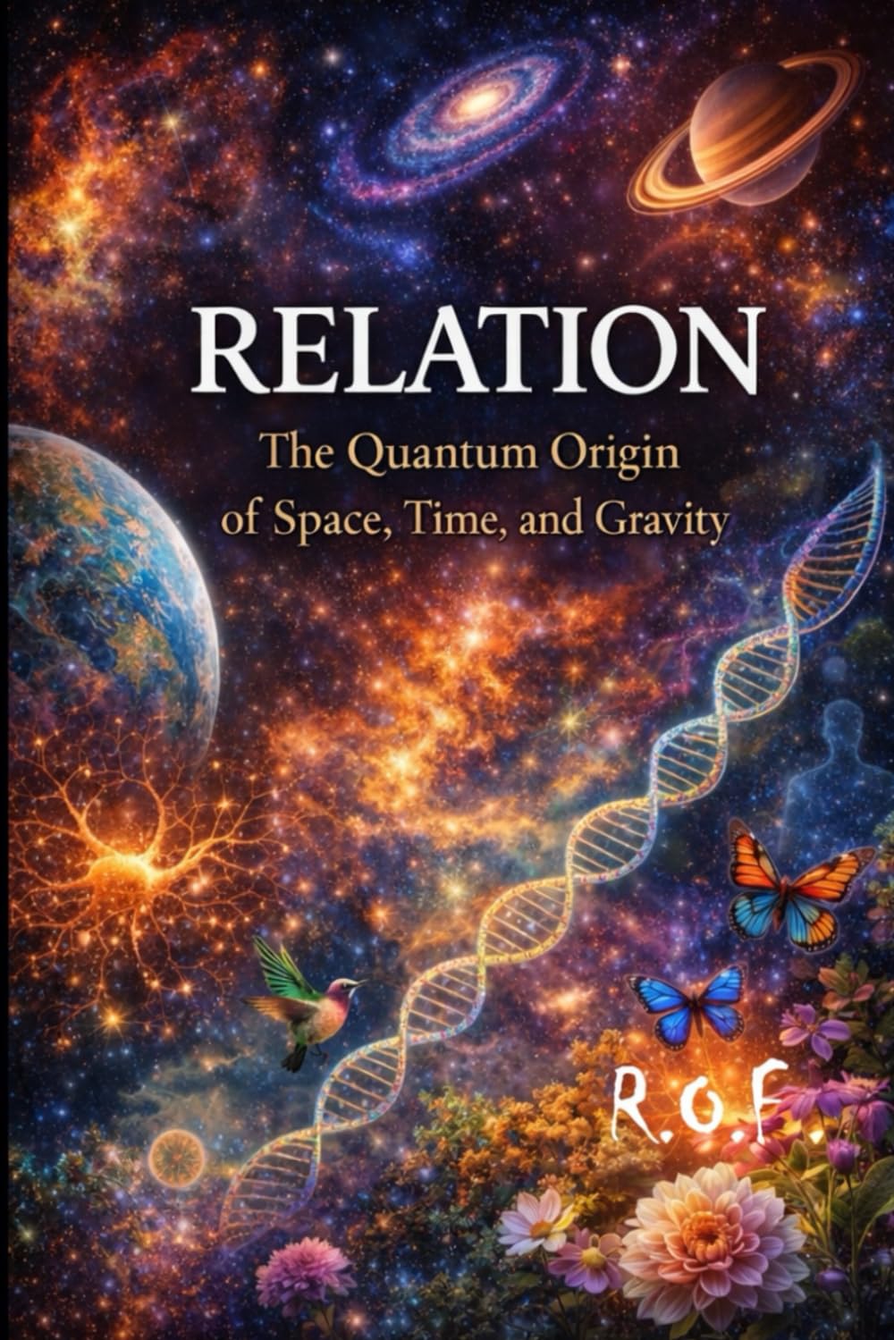 RELATION: The quantum origin of space, time and gravity