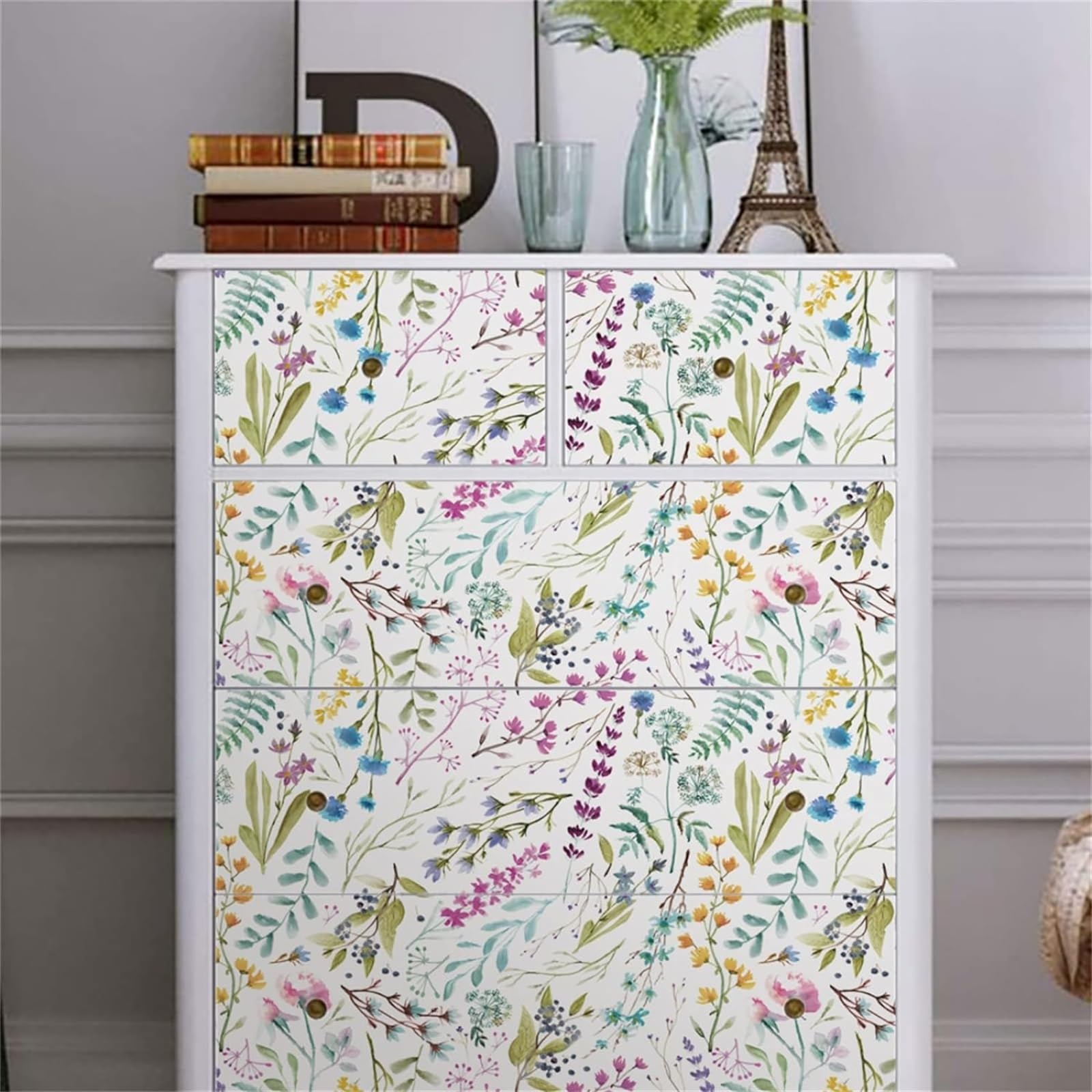 15cm x 250cm łazienka fioletowe liście przyklejane na płytki kuchenne Splashback skórki i przyklejane płytki podłogowe 3D samoprzylepne Kitche(40x100cm)